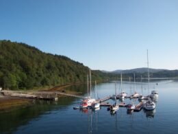 Lochaline Harbour pontoons 